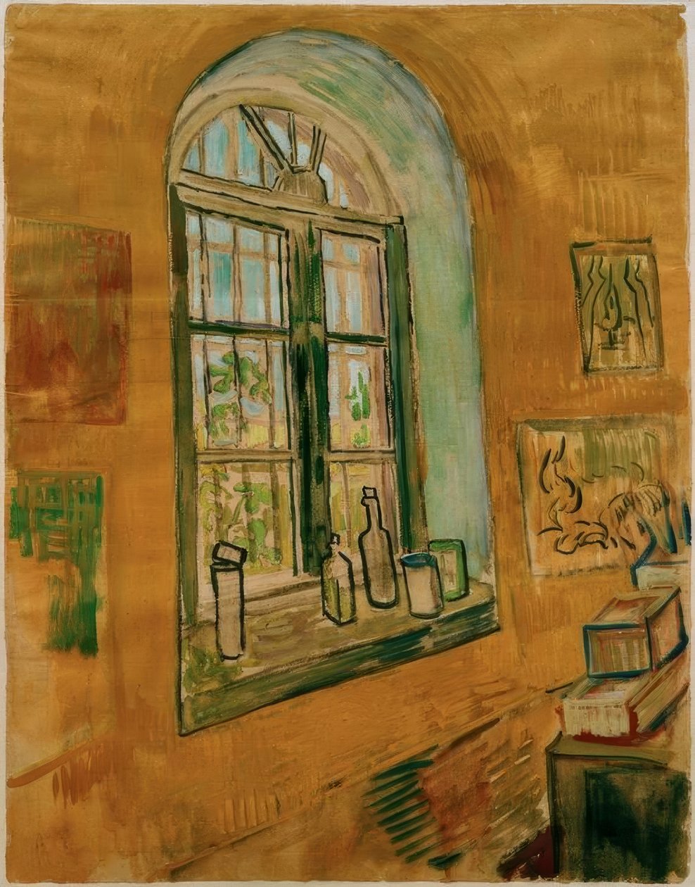 Atelierfenster av Vincent van Gogh