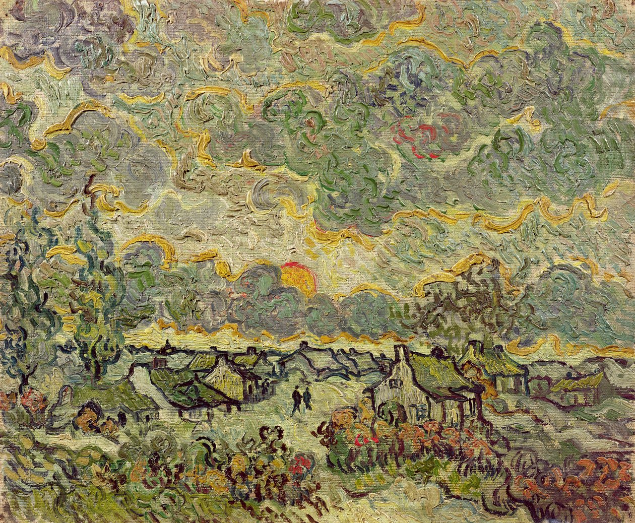 Höstlandskap, 1890 av Vincent van Gogh