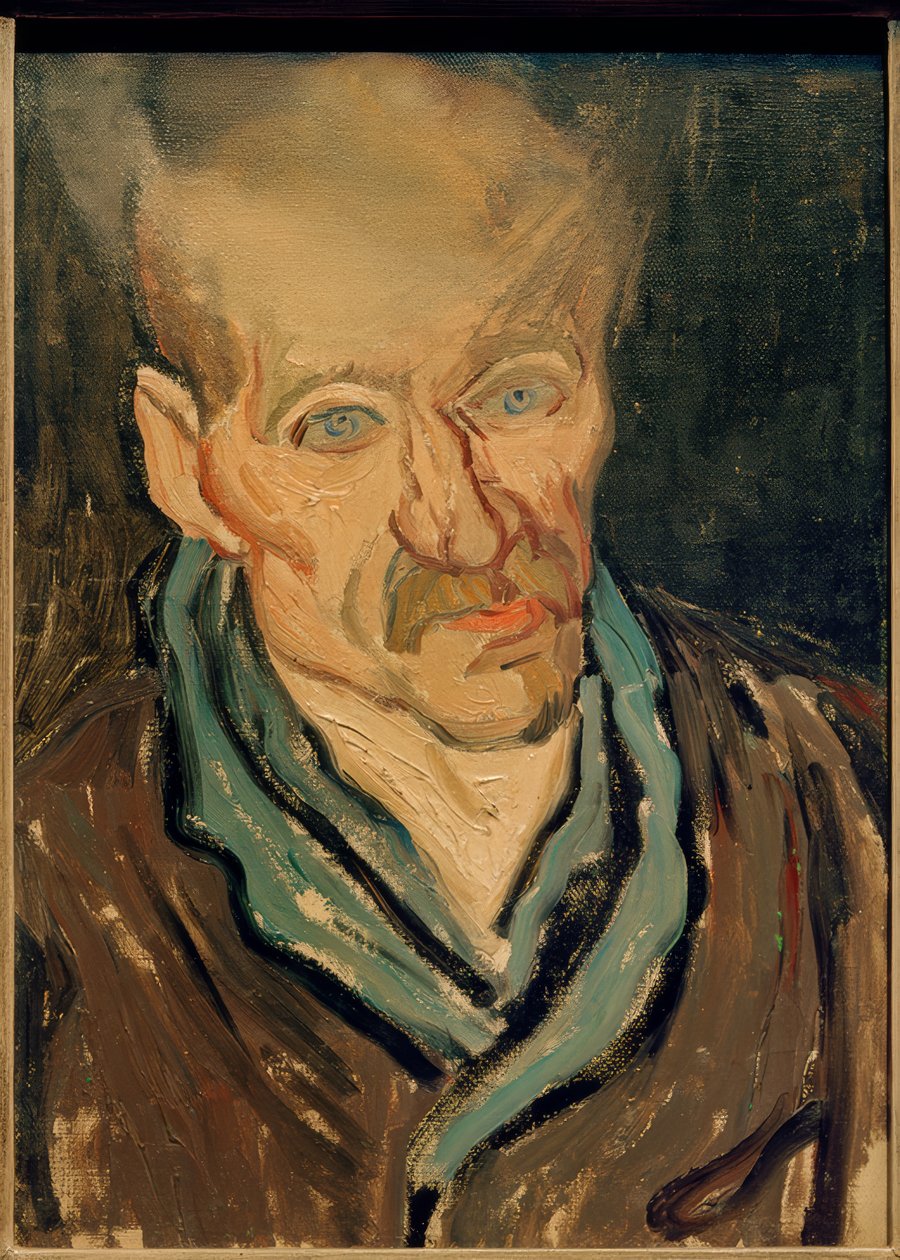Porträtt av en patient på sjukhuset i Saint-Paul av Vincent van Gogh