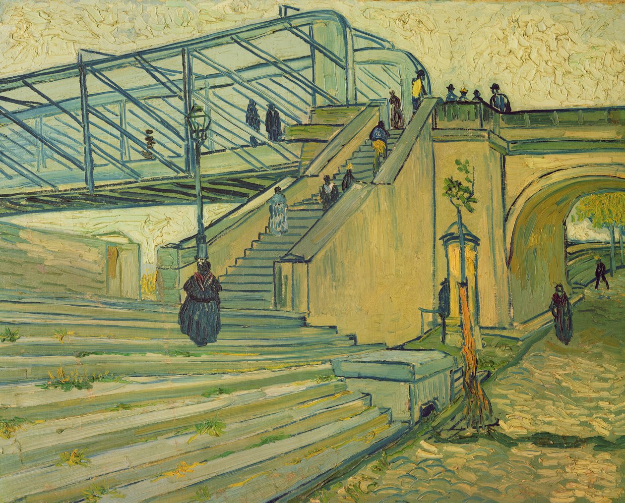 Bron i Trinquetaille, 1888 av Vincent van Gogh
