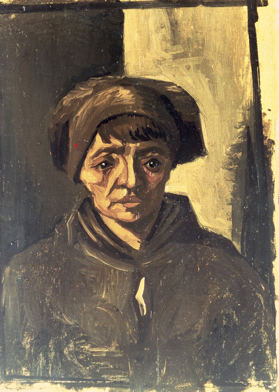 Byst av en bonde, 1884 av Vincent van Gogh