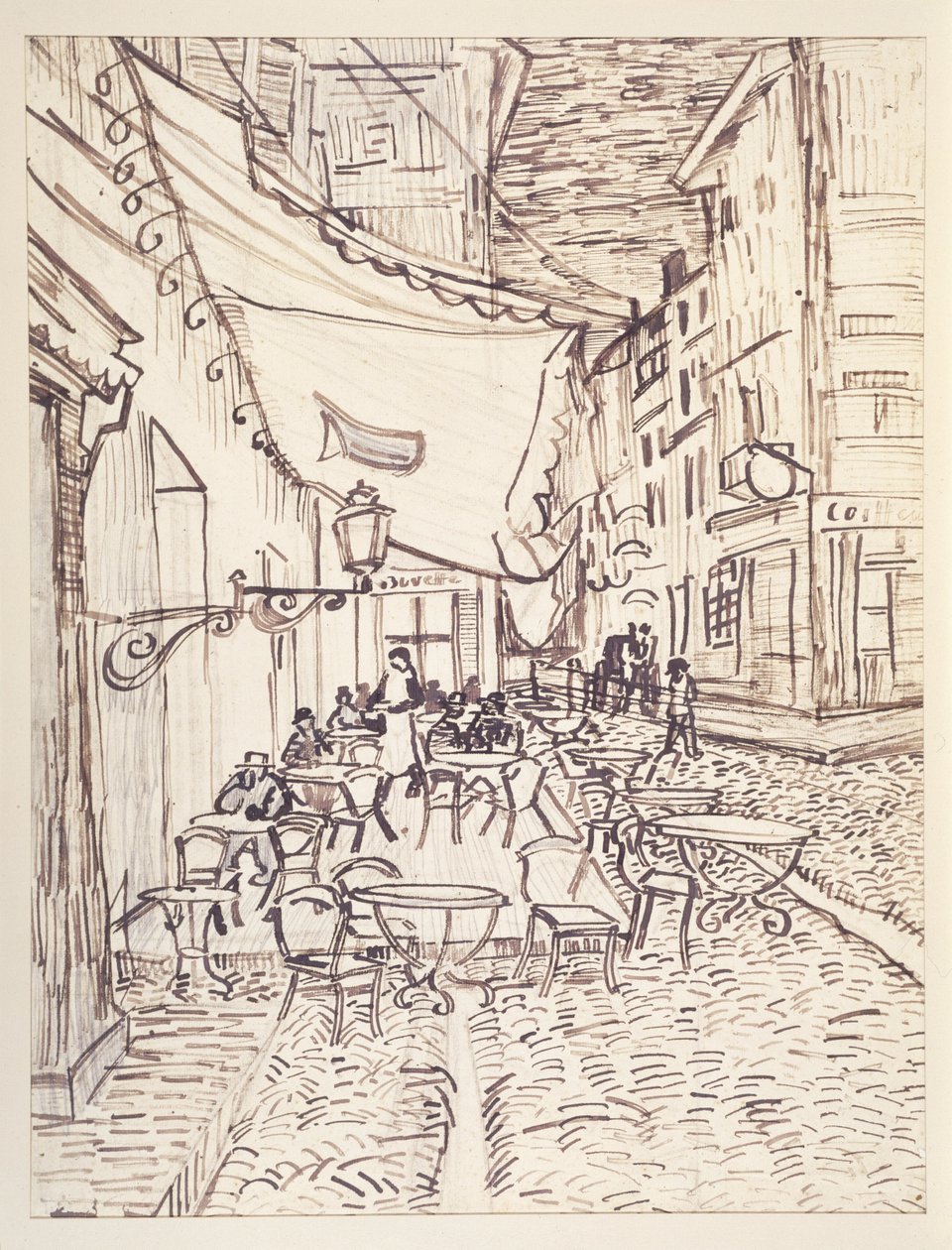 Cafe Terrace at Night  av Vincent van Gogh