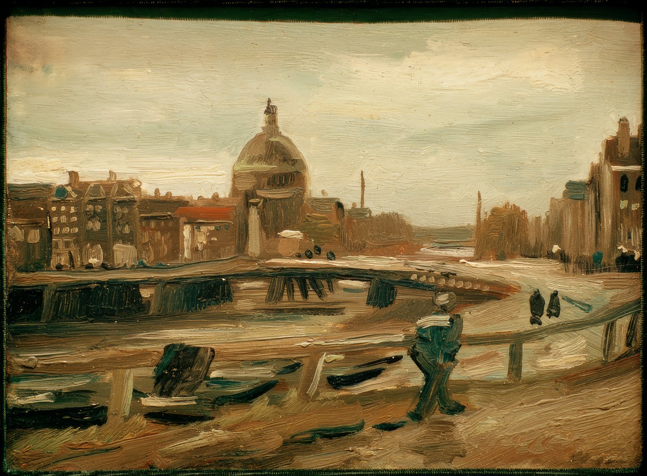 Singeln i Amsterdam av Vincent van Gogh
