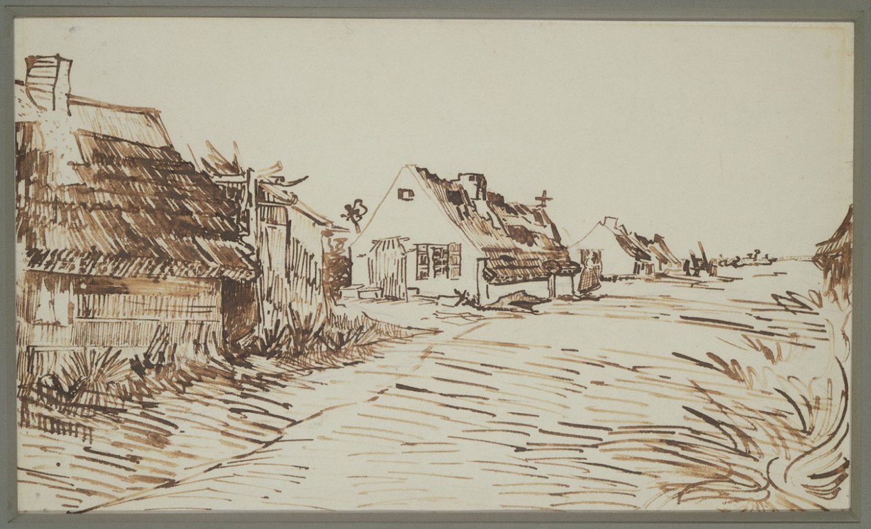 De weg naar Saintes-Maries av Vincent van Gogh