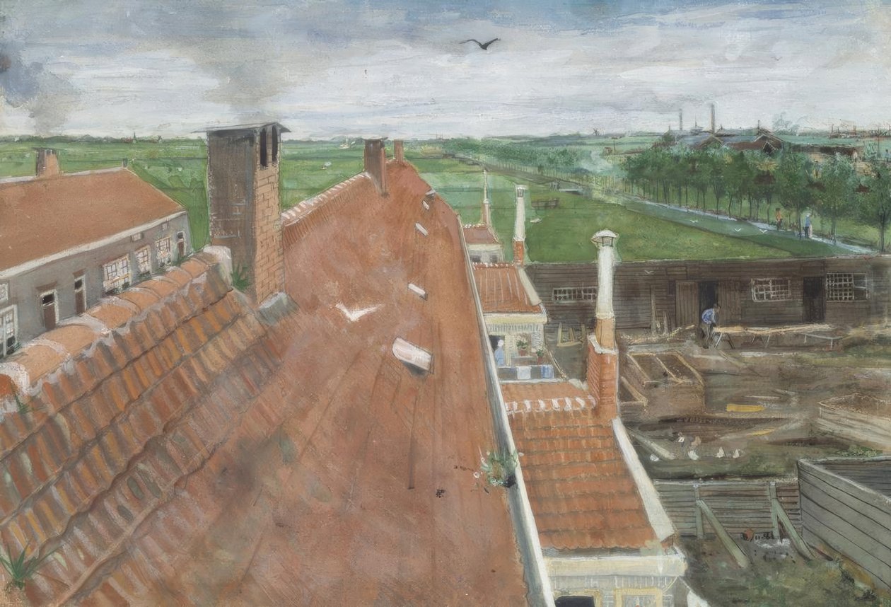 Taket på La Haye av Vincent van Gogh