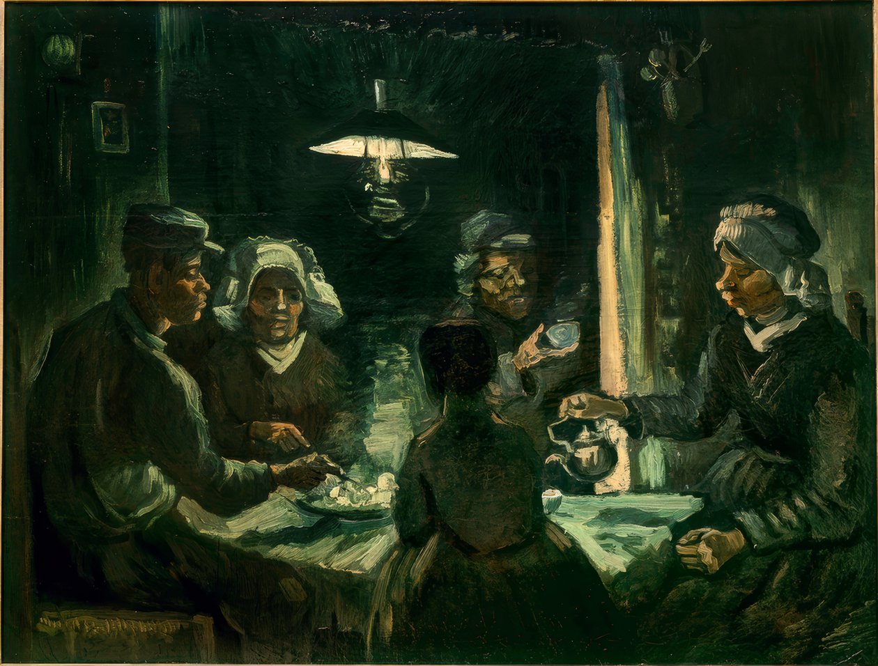 Potatisätarna av Vincent van Gogh