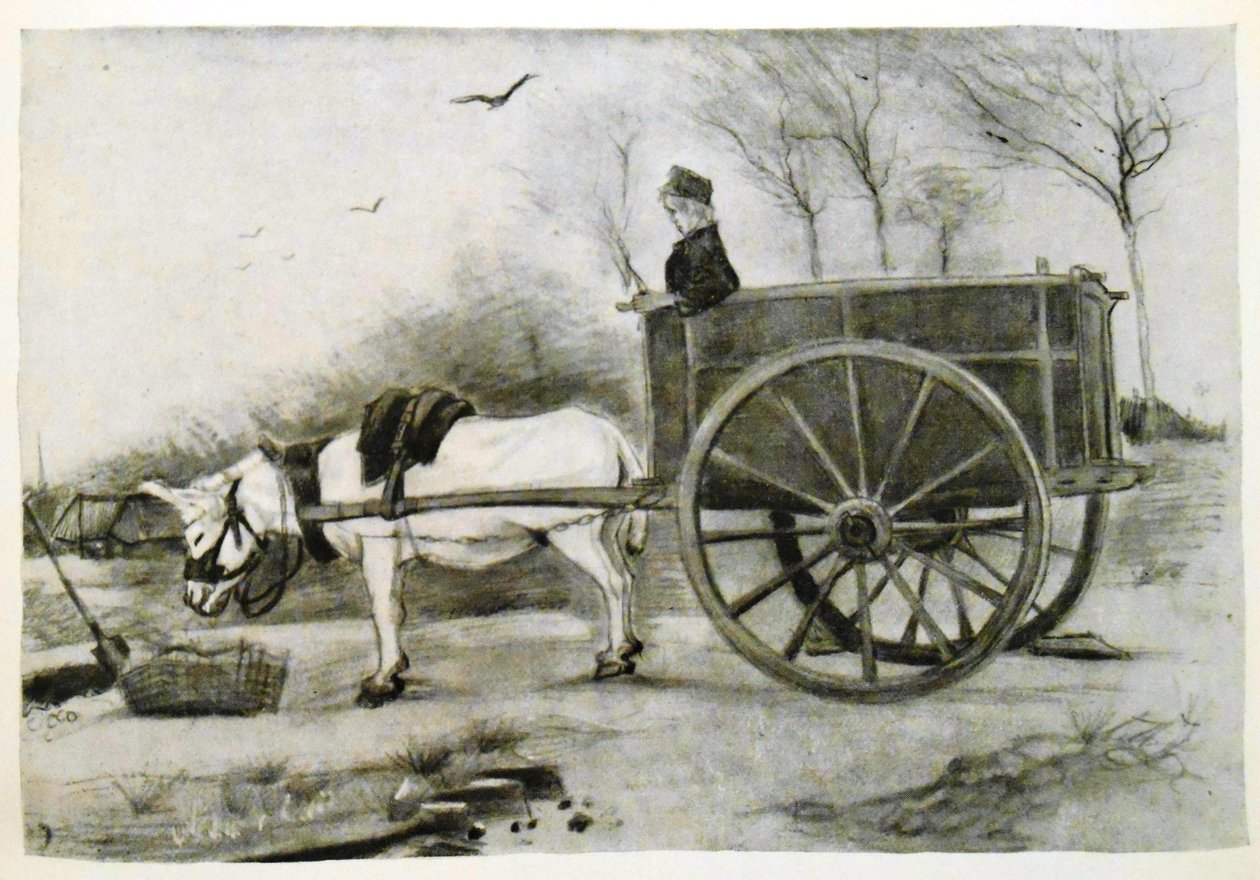 Åsna vagn av Vincent van Gogh