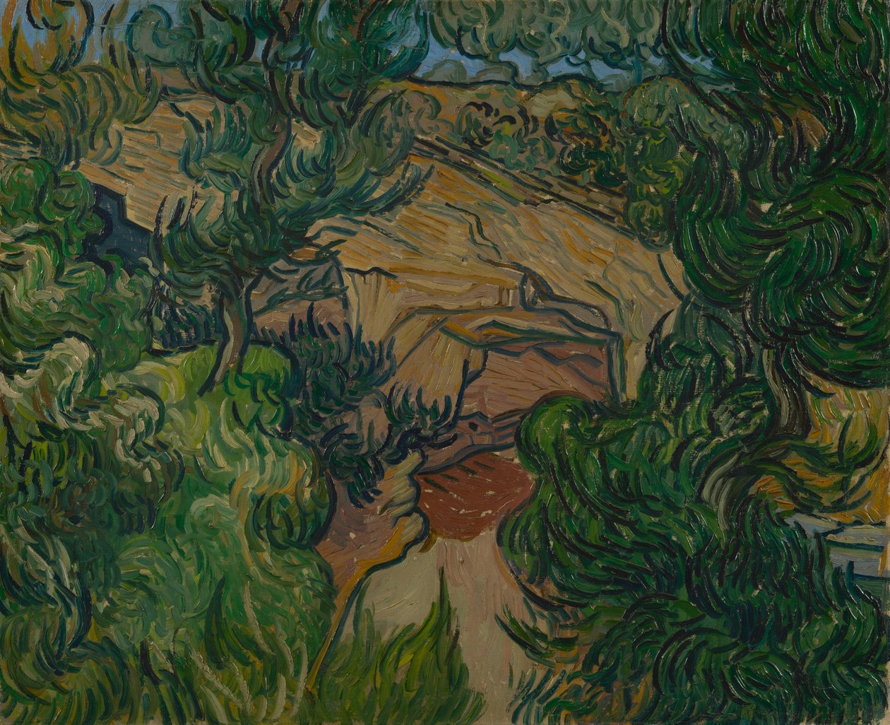 Ingång till ett stenbrott av Vincent van Gogh