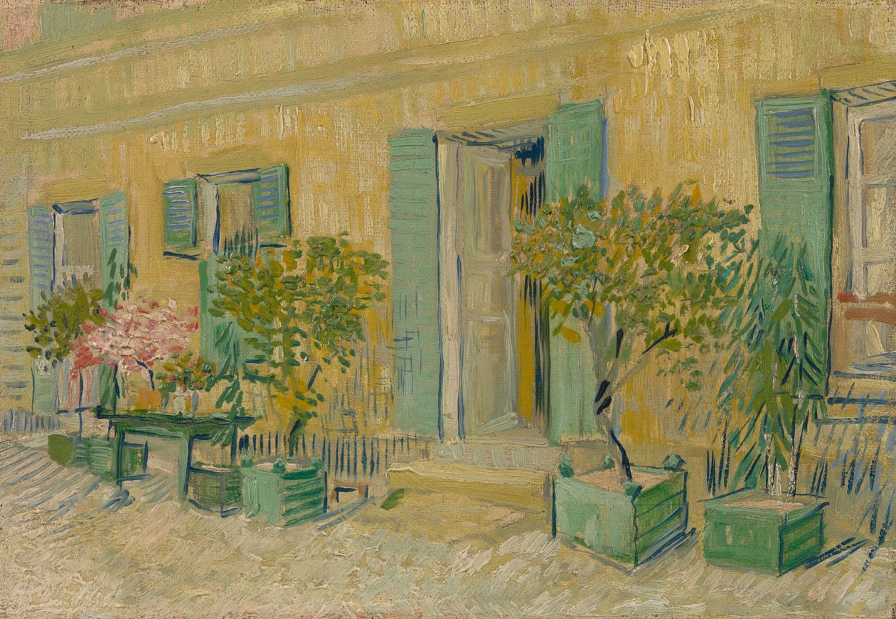 Exteriör på en restaurang i Asnières av Vincent van Gogh