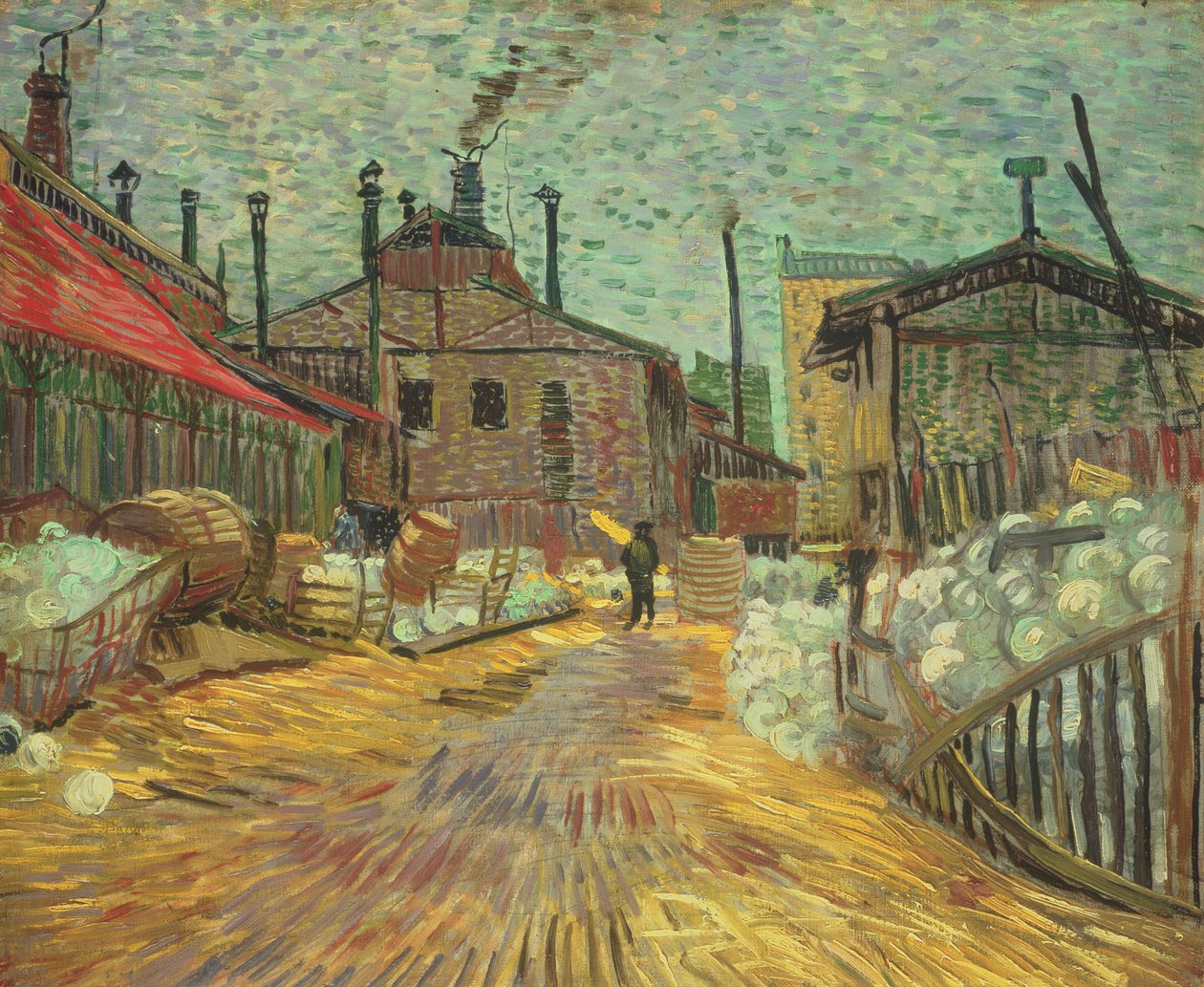 Fabriker, 1887 av Vincent van Gogh