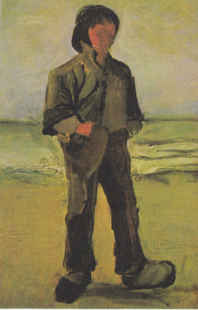 Fiskare på stranden av Vincent van Gogh