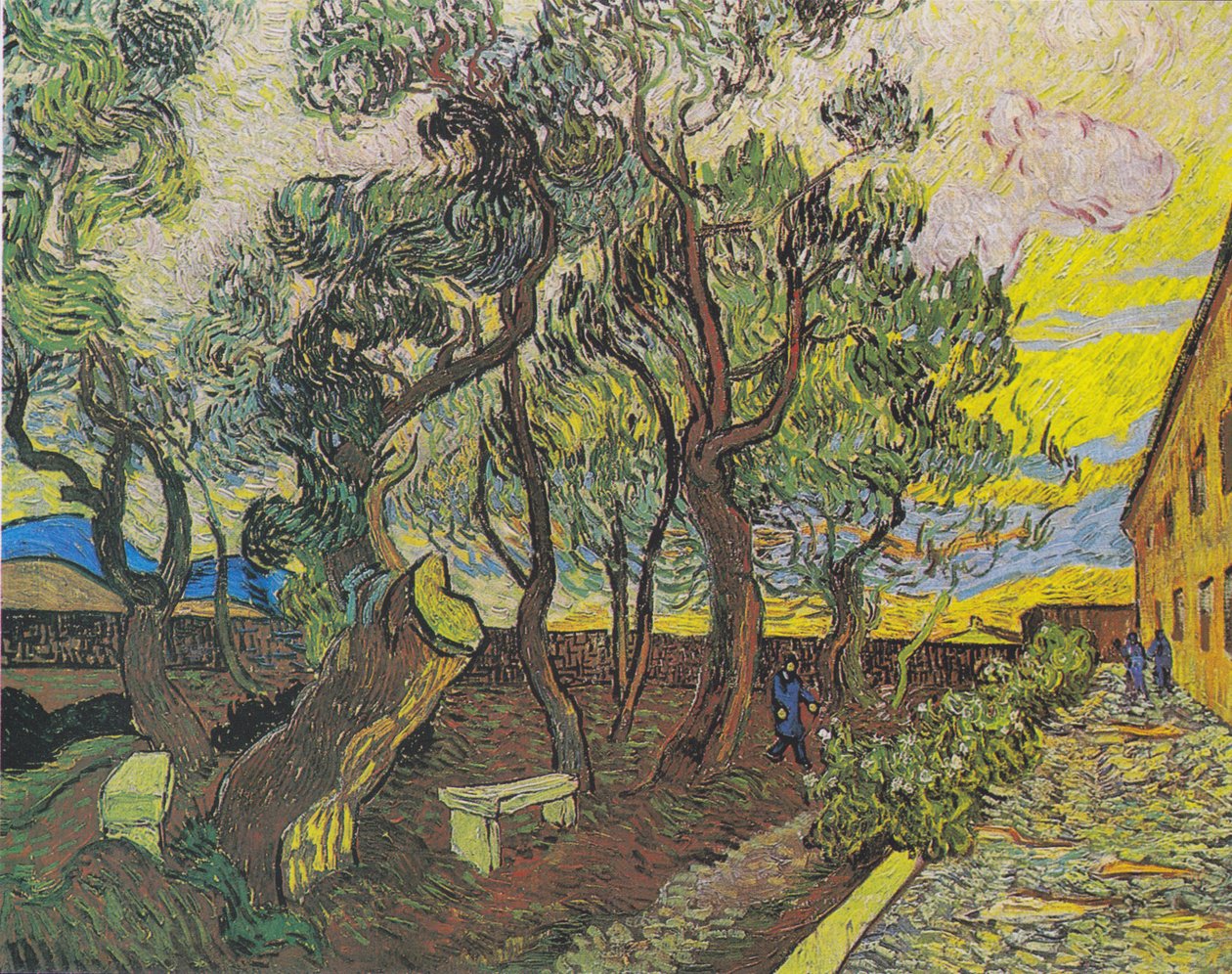 Saint-Paul Hospital Garden 3 av Vincent van Gogh