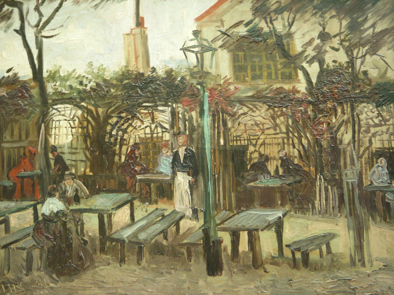 Gartenlokal La Guinguette auf dem Montmartre av Vincent van Gogh