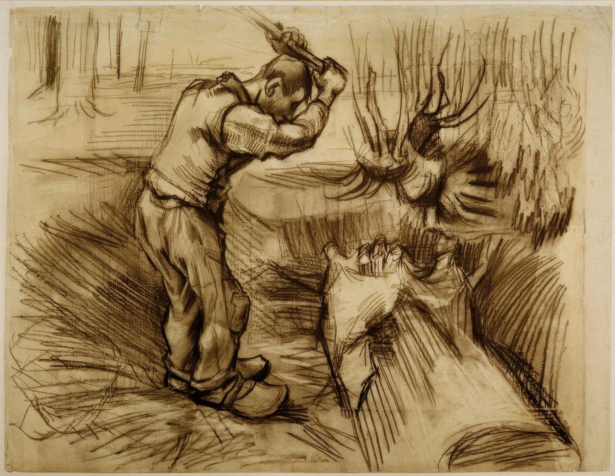 skogsarbetare av Vincent van Gogh