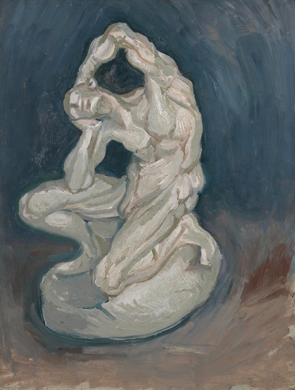 Knäböjande Ecorché av Vincent van Gogh