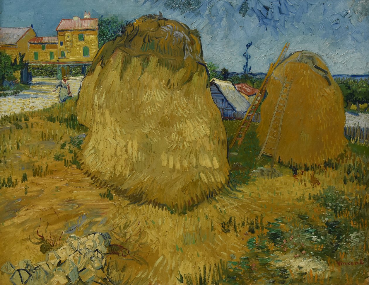 Majshyllor i Provence av Vincent van Gogh