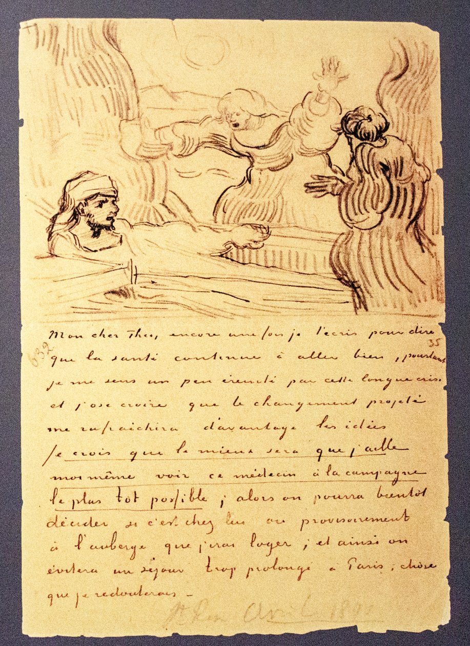 Letter of Van Gogh to his brother Theo av Vincent van Gogh
