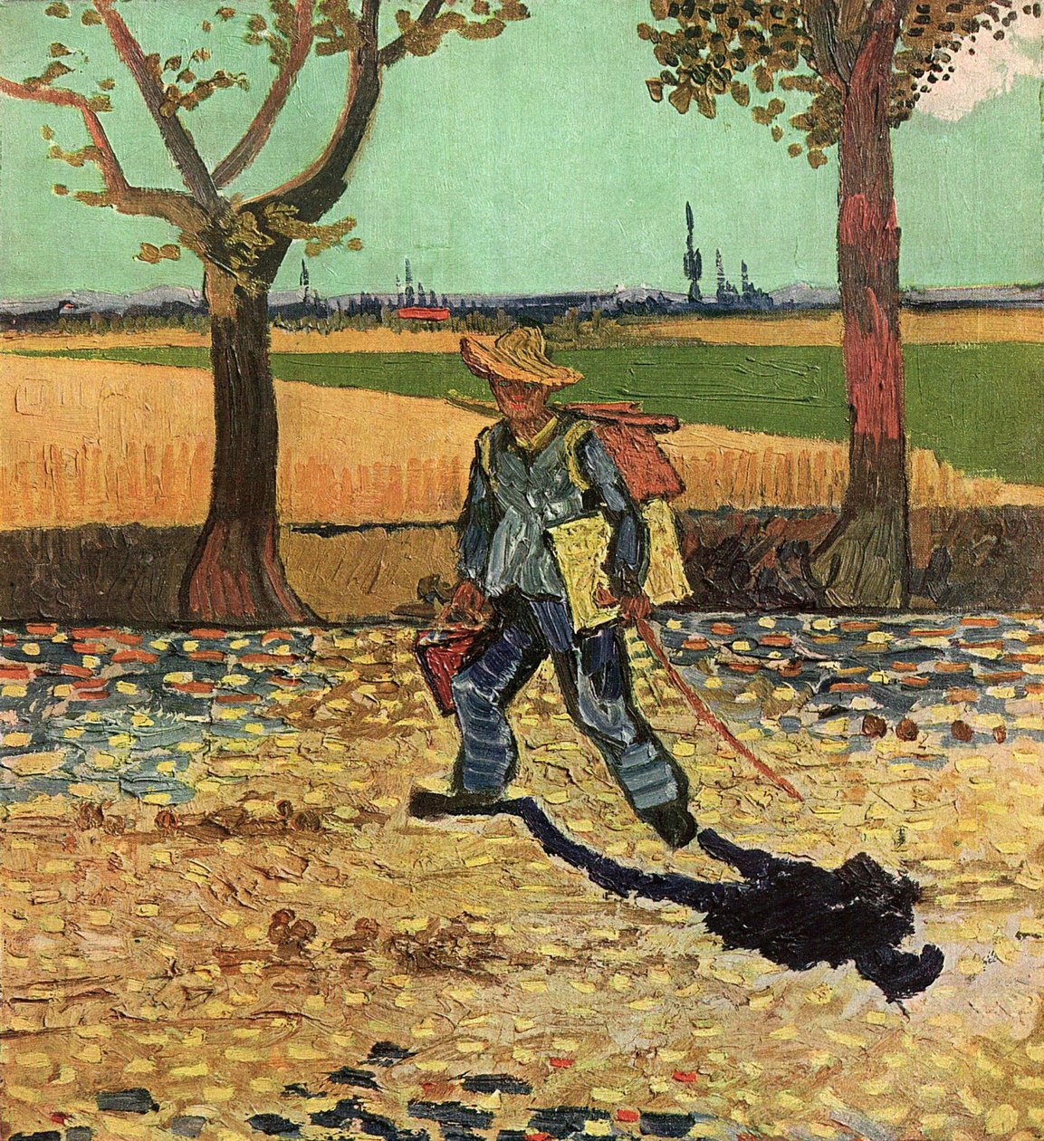 Man med ryggsäck, 1888 av Vincent van Gogh