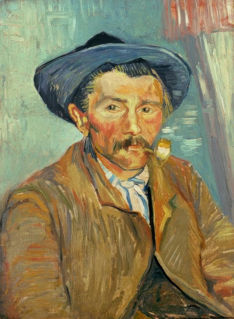 Man med pipa av Vincent van Gogh