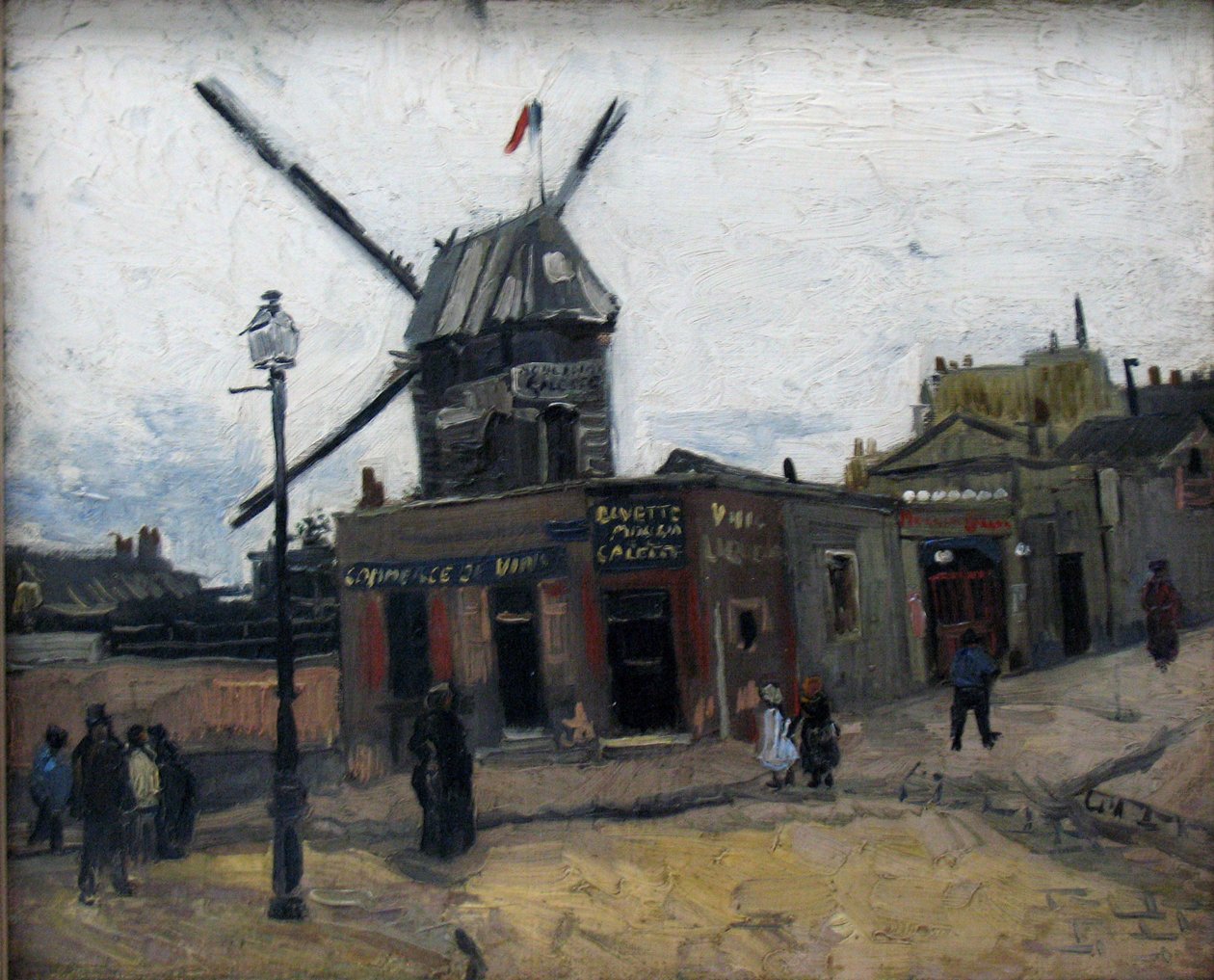 Moulin de la Galette; Kröller-Müller Museum av Vincent van Gogh