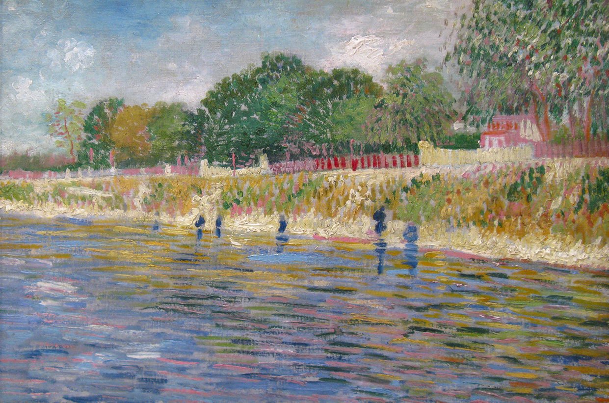 Oever van de Seine av Vincent van Gogh