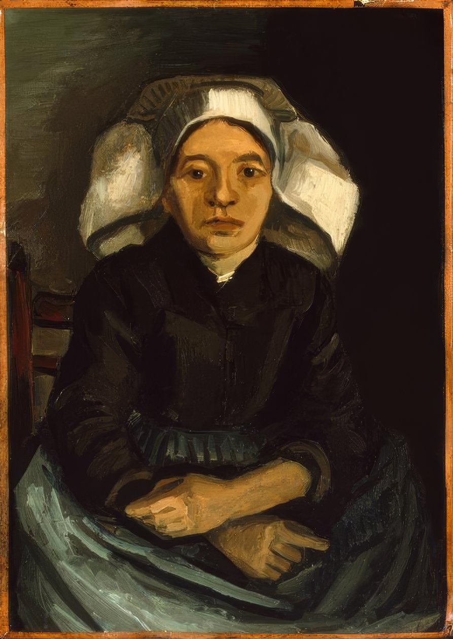 Sittande bondkvinna från Nuenen av Vincent van Gogh