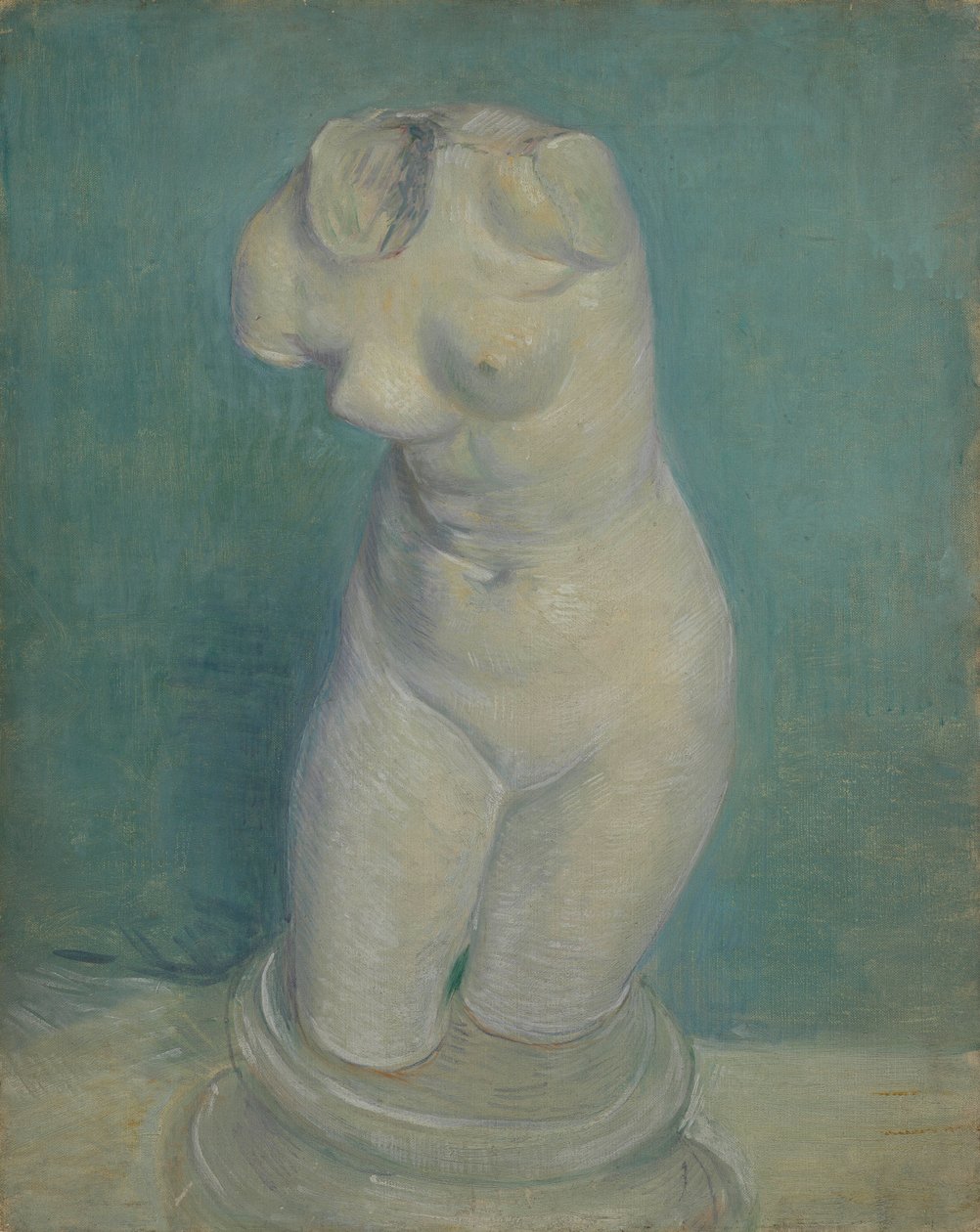 Gipsavgjutning av en kvinnas torso av Vincent van Gogh