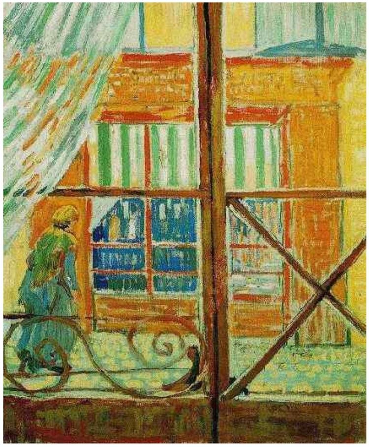 Pork Butchers Shop in Arles av Vincent van Gogh