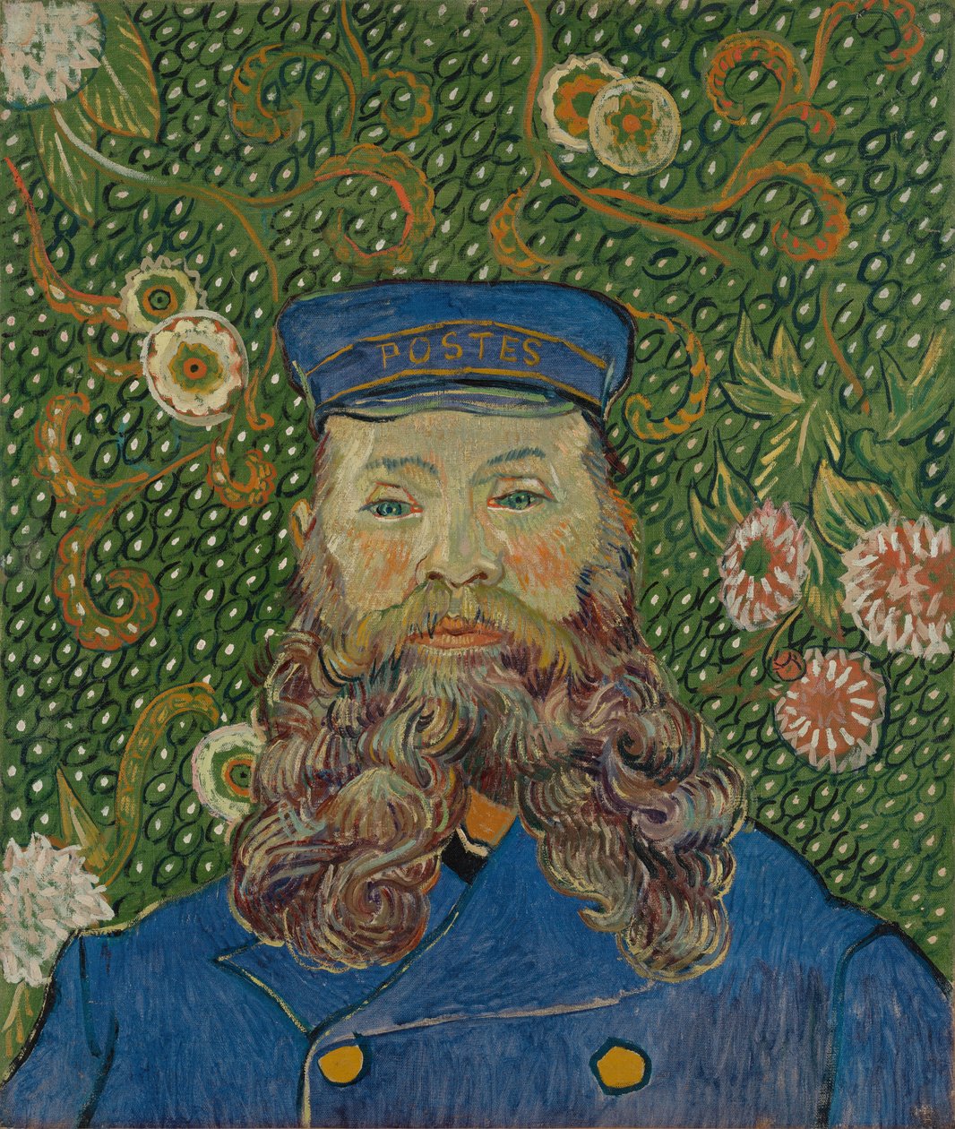 Porträtt av Joseph Roulin av Vincent van Gogh