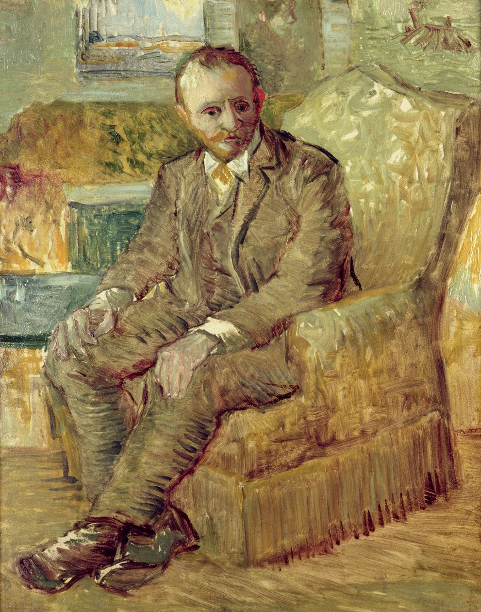 Porträtt av Alexander Reid, ca 1887 av Vincent van Gogh