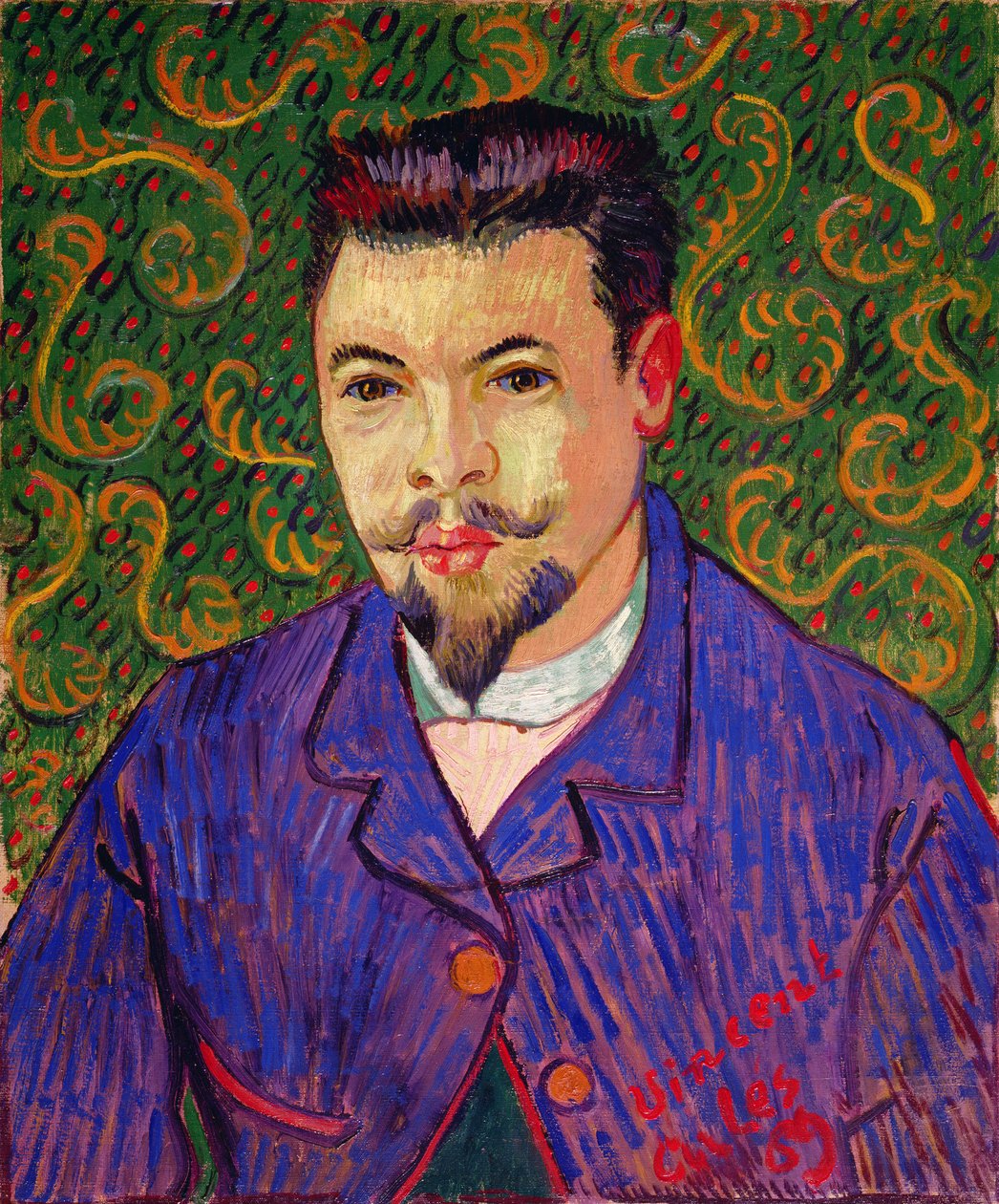 Porträtt av dr Felix Rey, 1889 av Vincent van Gogh