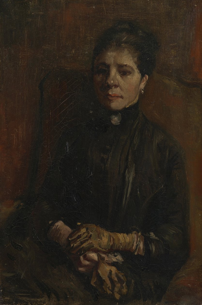 Porträtt av en kvinna av Vincent van Gogh