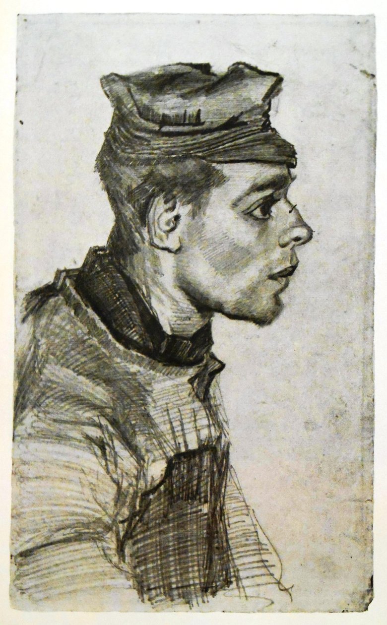Porträtt av en bonde av Vincent van Gogh