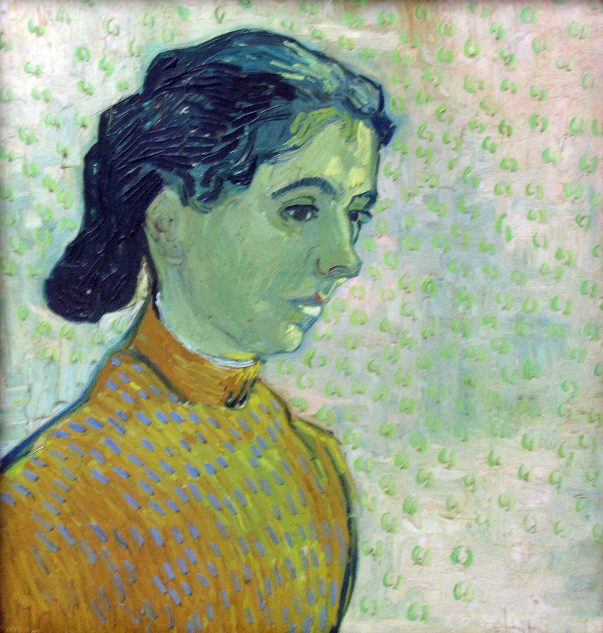 Portret van een jonge vrouw av Vincent van Gogh