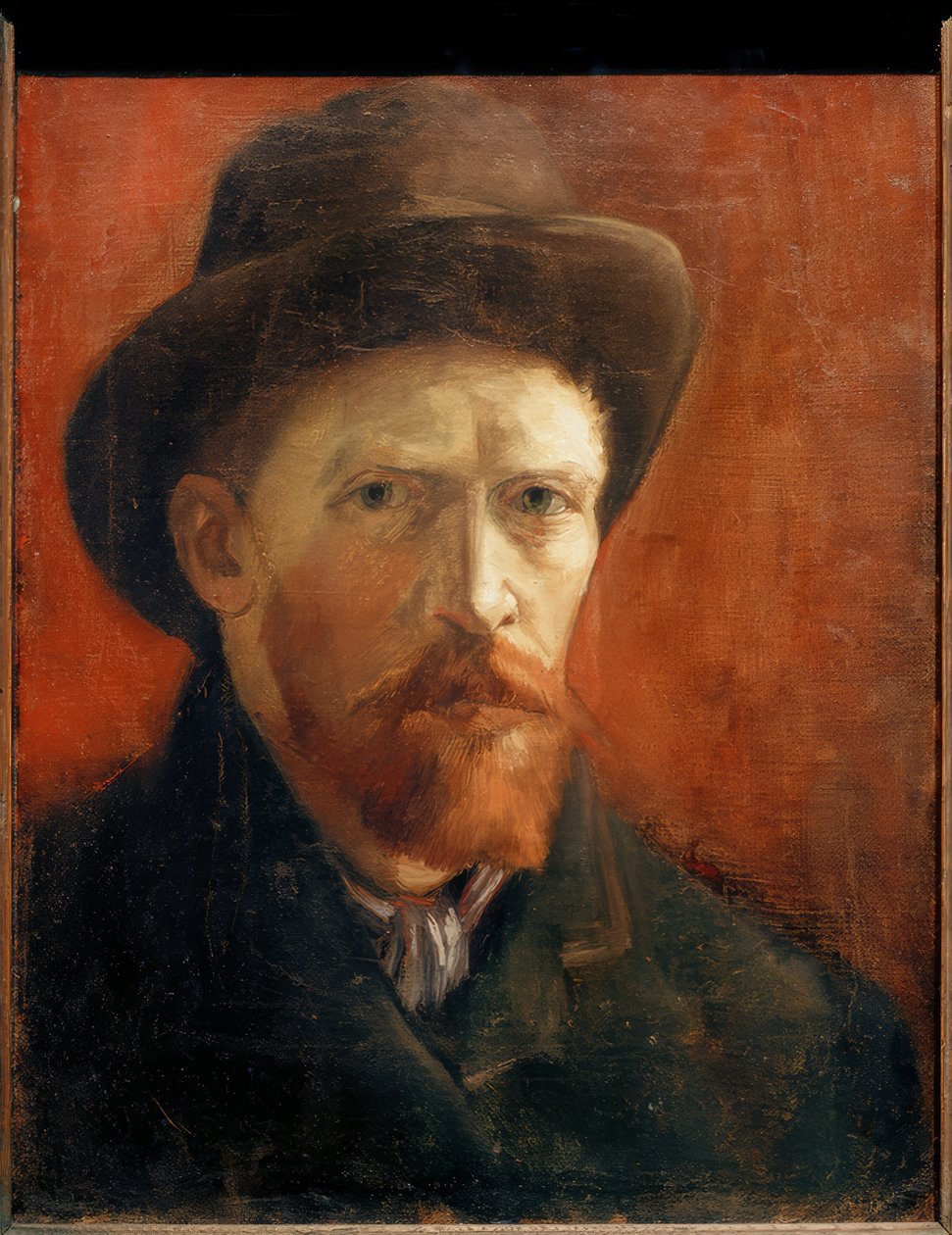 Självporträtt av Vincent van Gogh