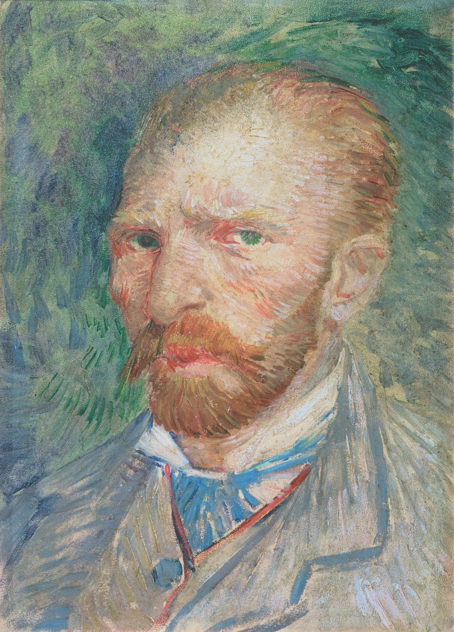 Självporträtt, 1887 (olja på papper) av Vincent van Gogh