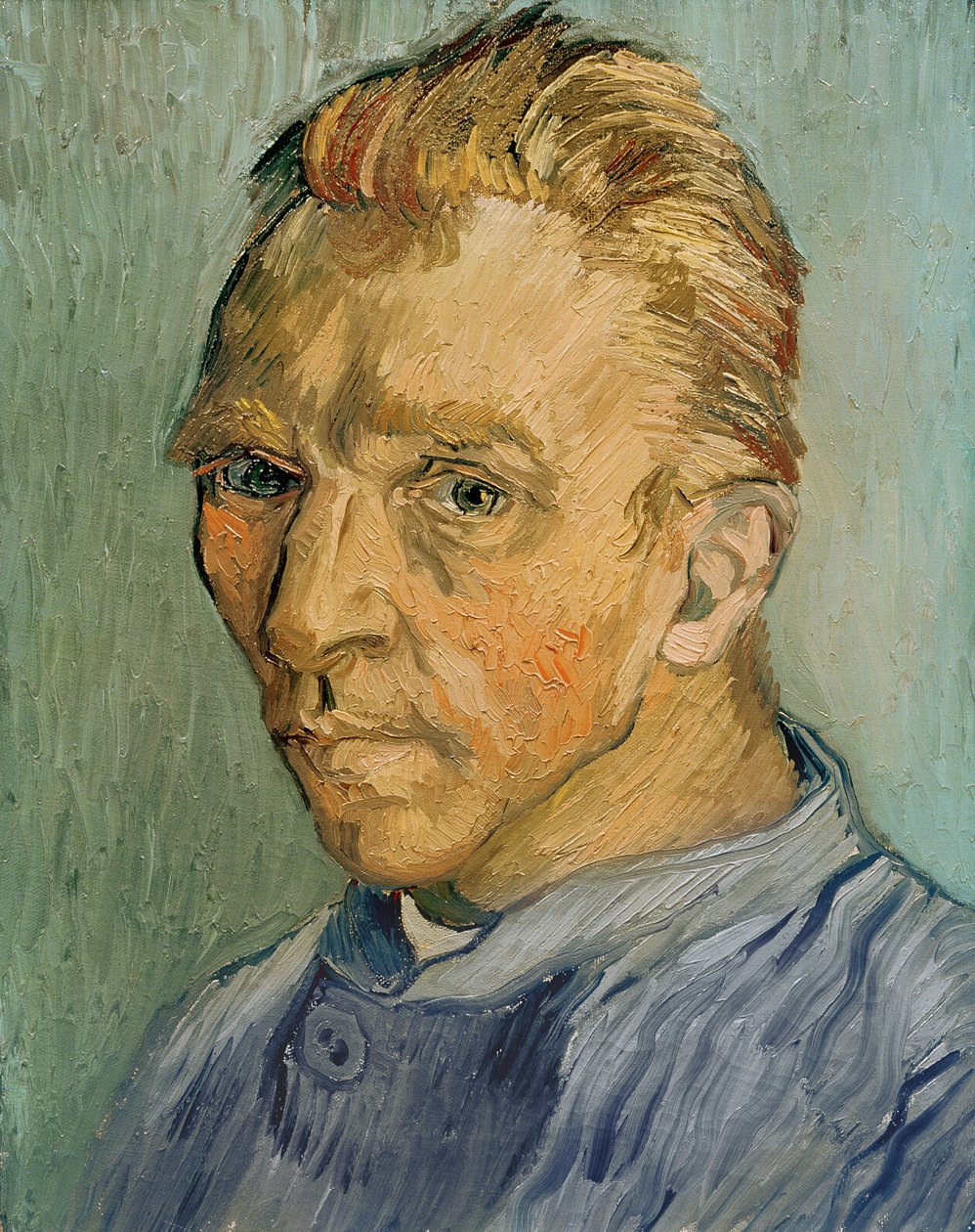 Självporträtt, 1889 av Vincent van Gogh