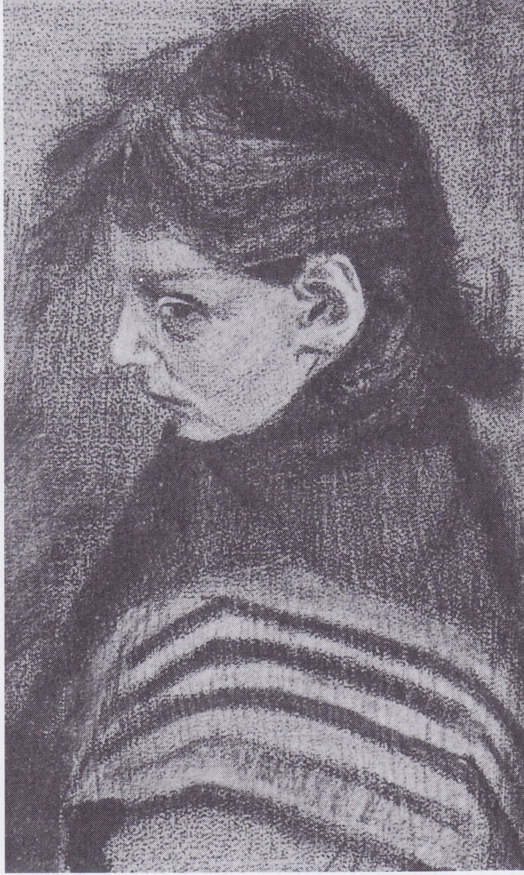 Sienas dotter med halsduk av Vincent van Gogh