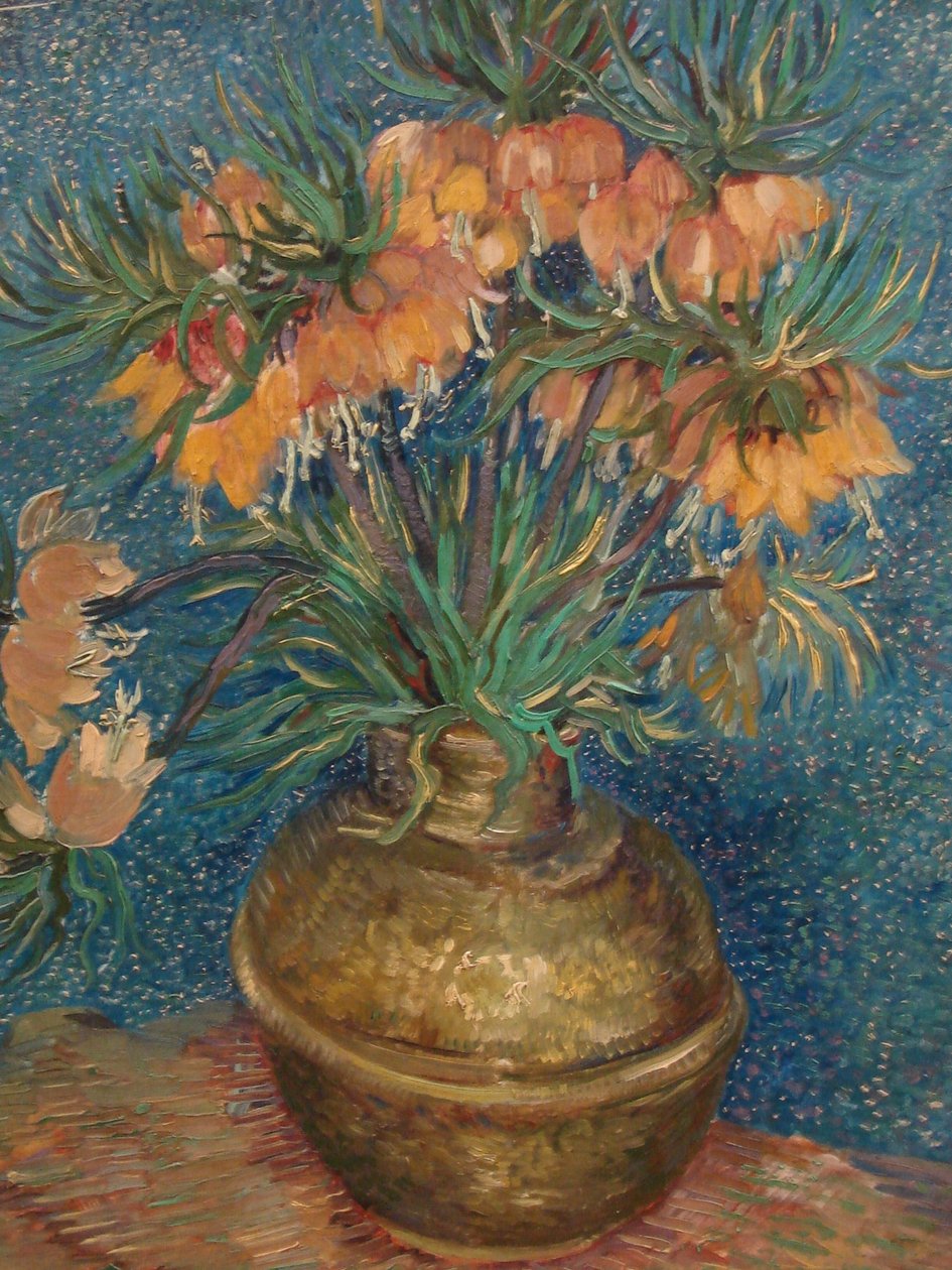 Stilleben med kejsarkronor i en vas av brons av Vincent van Gogh