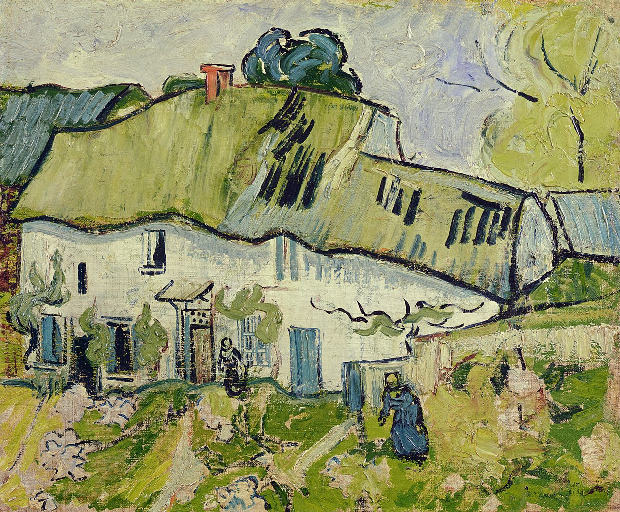 Gården på sommaren, 1890 av Vincent van Gogh