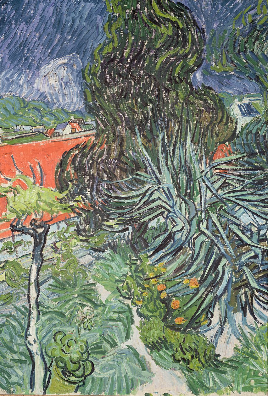 Doktor Gachets trädgård i Auvers-sur-Oise, 1890 av Vincent van Gogh