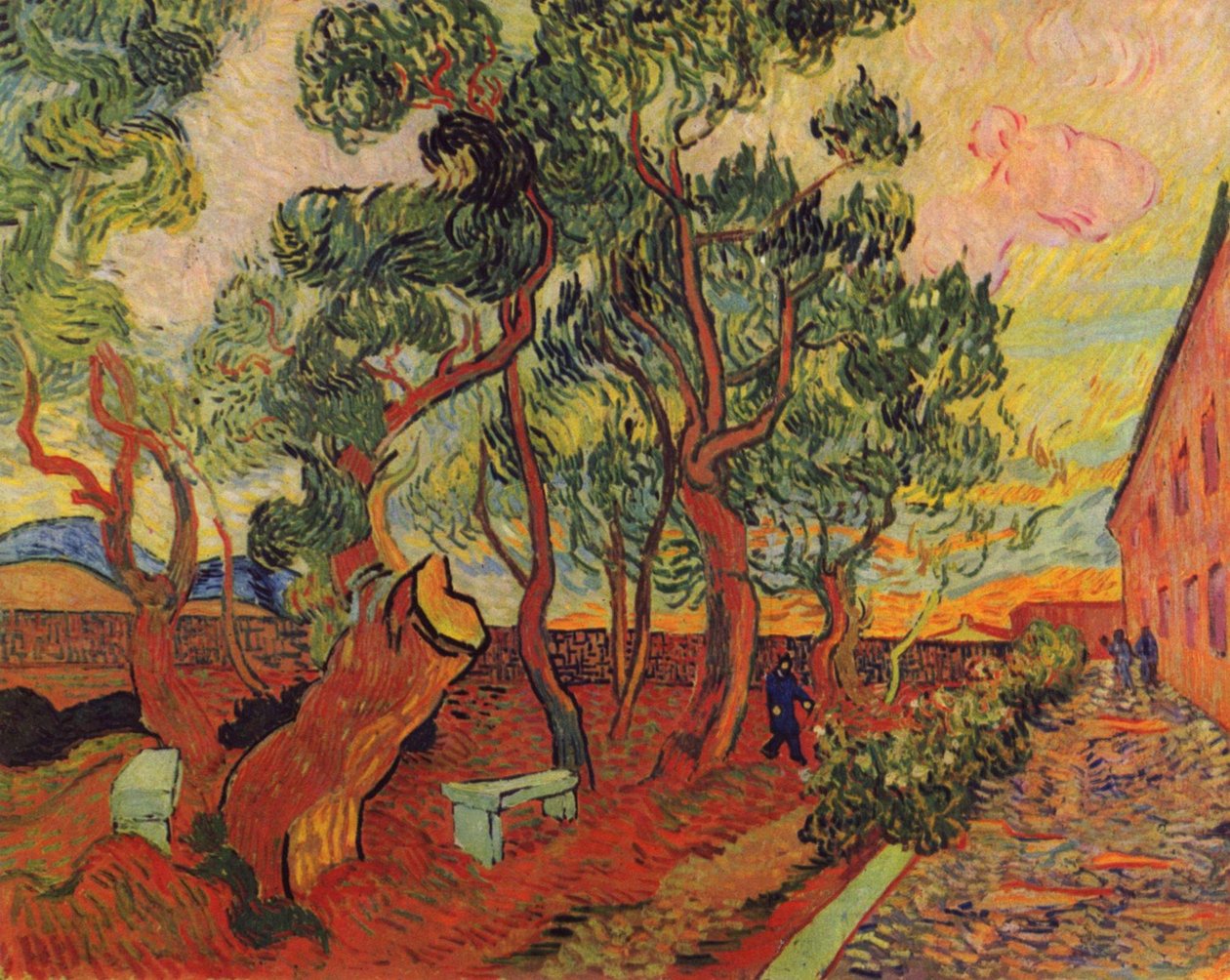 The Garden of Saint-Paul Hospital av Vincent van Gogh