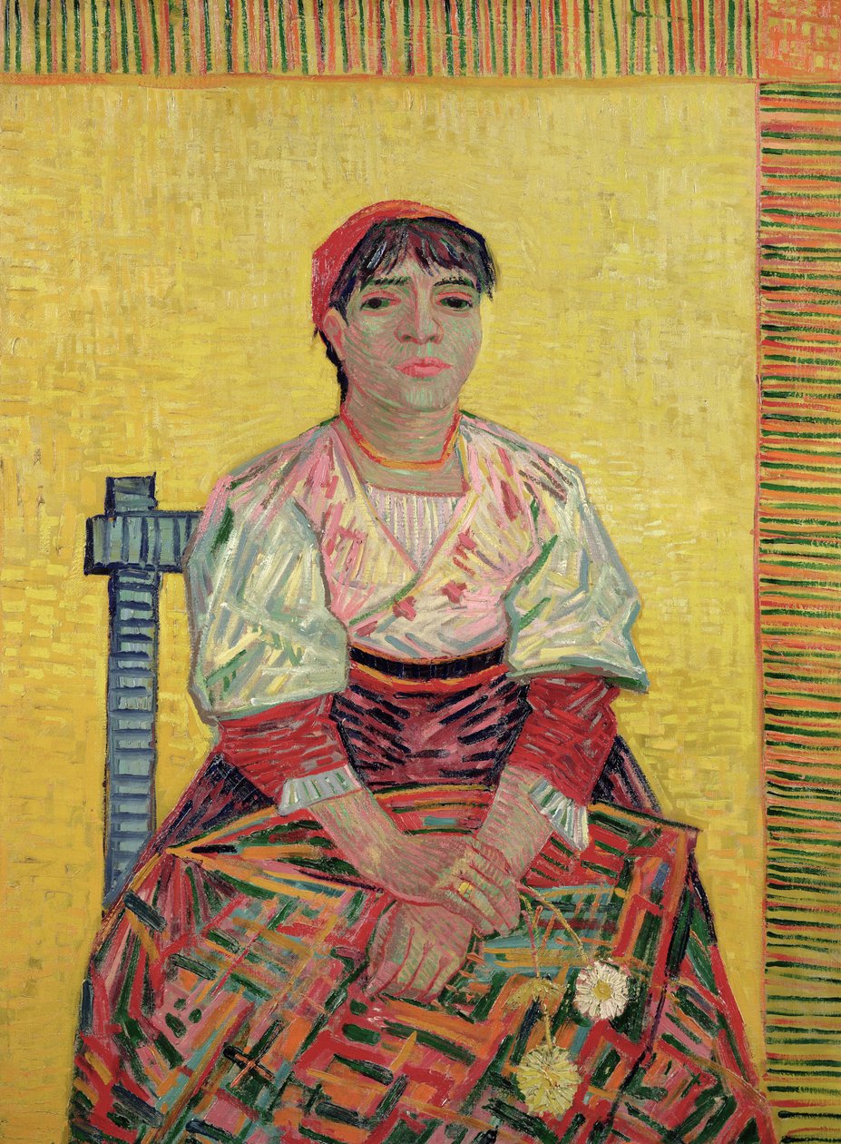 Italienaren: Agostina Segatori, 1887 av Vincent van Gogh