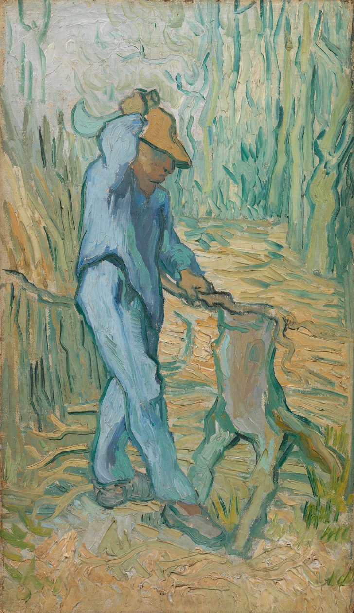 Vedhuggaren (efter Hirs) av Vincent van Gogh
