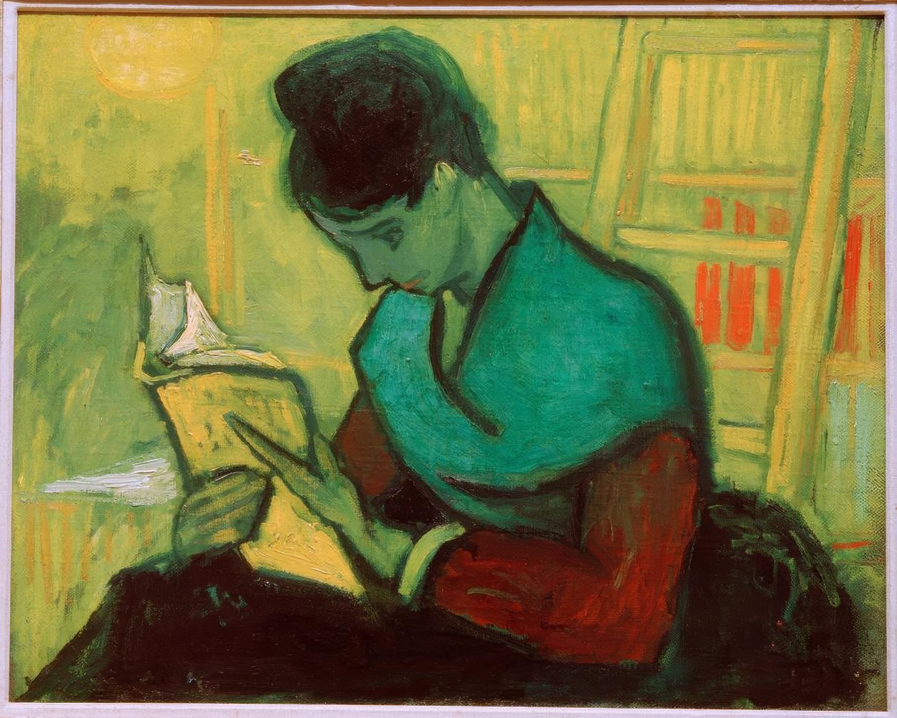En läsare av romaner av Vincent van Gogh