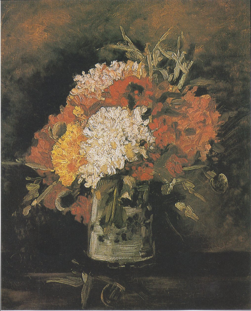 Vas med nejlikor 1 av Vincent van Gogh