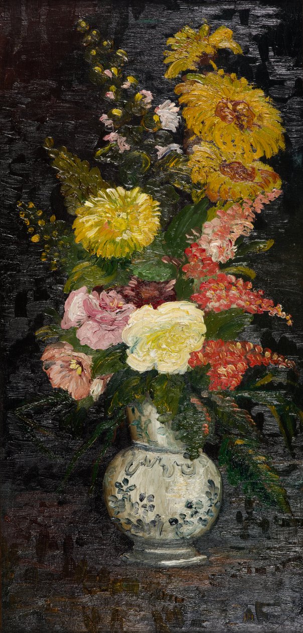 Vas med blommor, 1886 av Vincent van Gogh