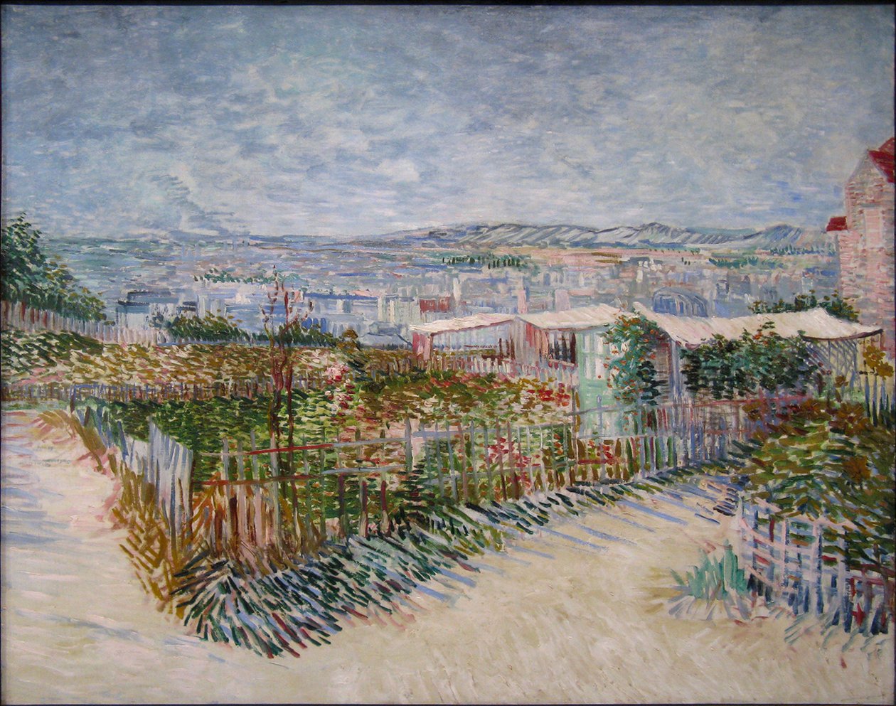 Vegetable Gardens at Montmartre av Vincent van Gogh