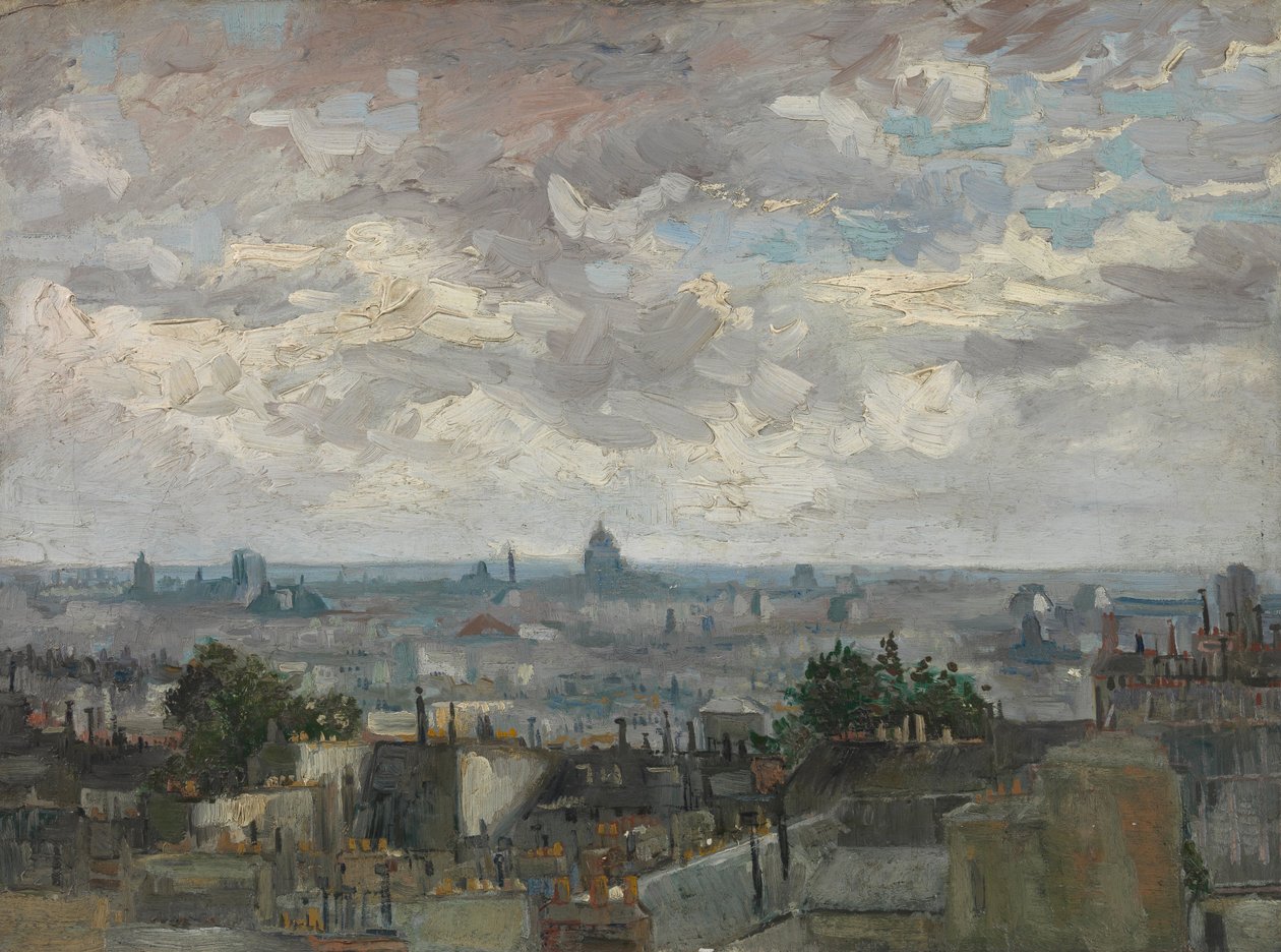 Utsikt över Paris av Vincent van Gogh