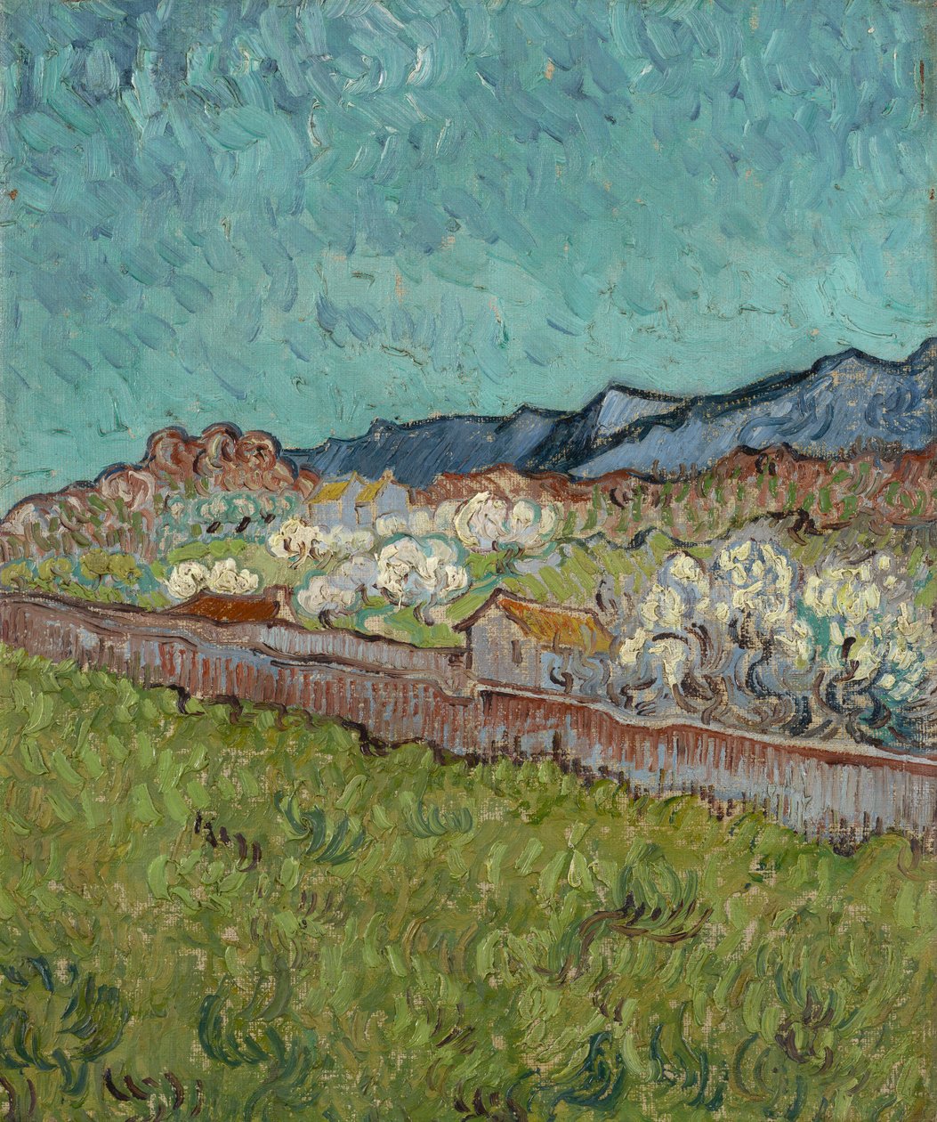 Utsikt över Alpillerna av Vincent van Gogh